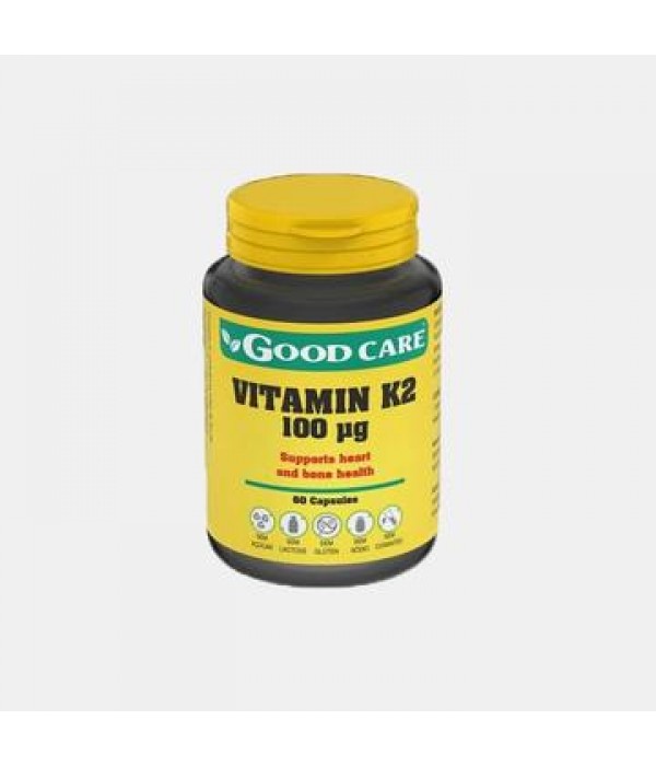 Vitamina K2 - 100UG - 60 Cápsulas - Good Care